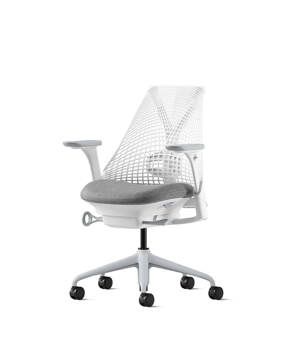 Silla de oficina Sayl studio blanco/0123 - Image 3