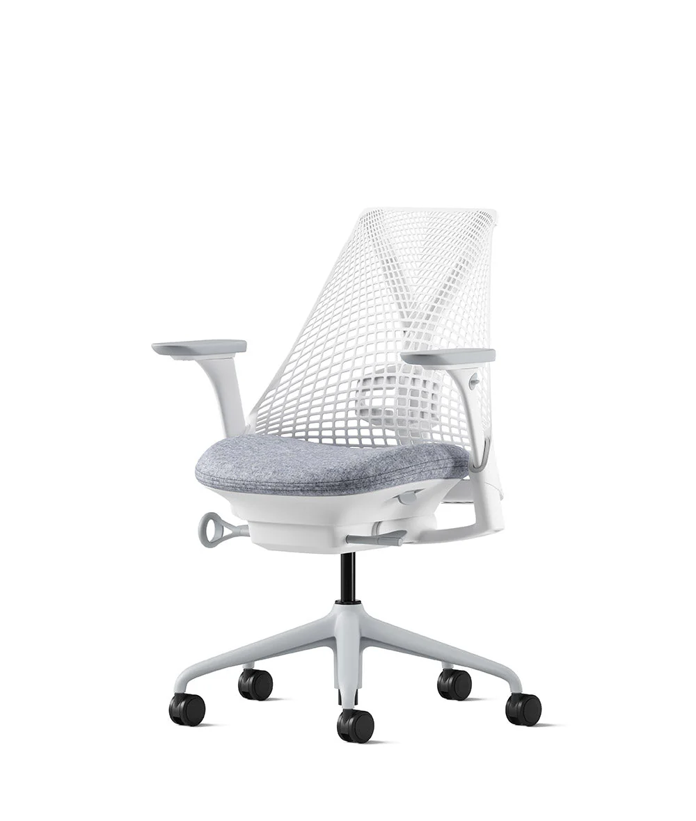 Silla de oficina Sayl studio blanco/silverdale - Image 3